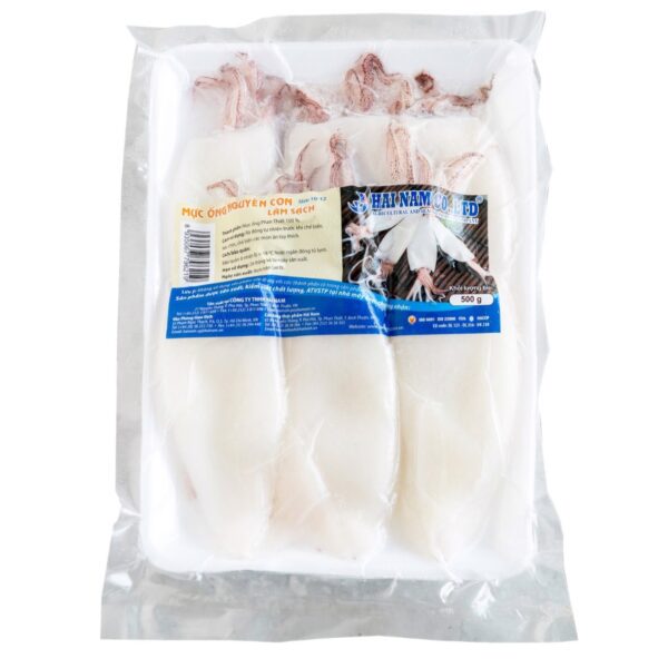 Mực ống size 6-8 Hải Nam 500g